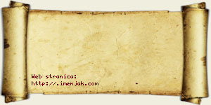 Hana Raković vizit kartica